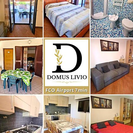 Domus Livio, 7 Min Fco Airport, Free Wifi, Garden Apartment, 2 Tv Hd Φιουμιτσίνο Εξωτερικό φωτογραφία